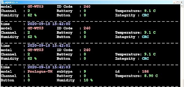 Datenempfang ohne Filter