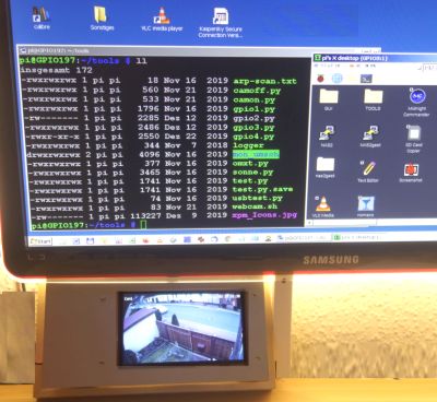 Großer und kleiner Monitor