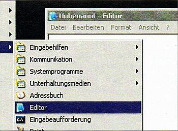 Editoraufruf